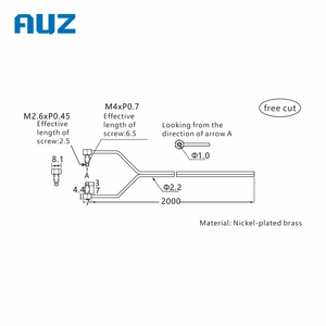 AUZ M4 Sensor serat optik melalui sinar, dengan jarak deteksi 150/500/1200mm - Product Image 5