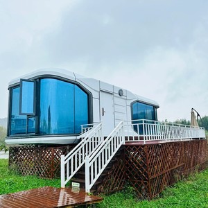 Casa Prefabricada Modular con Aislamiento para Ahorro de Energía, Cápsula Espacial de Exportación, Alojamiento, Cabaña Móvil con Vista al Mar para Playa - Product Image 2