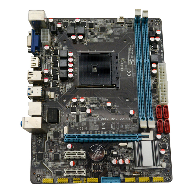 Competitive Price A88X Motherboard AMD FM2 Socket PC Motherboard Dual-channel DDR3 16G Motherboard With VGA