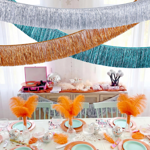 Guirlande de paillettes en feuille métallisée de qualité supérieure, bannière créative en feuille métallisée, décoration pour fête d'anniversaire, mariage, Noël, décoration murale pour la maison - Product Image 3