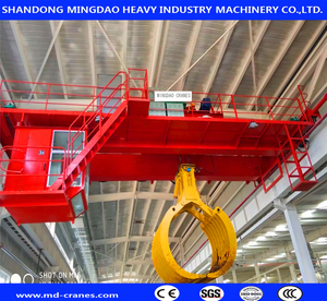Customized QZ Model Double Girder Grab <b>Bucket</b> Crane <b>Heavy</b> <b>Duty</b> Scrap Handling Equipment for Steel Plants - Product Image 2