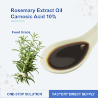 Huile d'extrait de romarin naturel en gros, acide carnosique 10% extraite au CO2, qualité alimentaire, antioxydant, huile pour sauces, MOQ 25kg