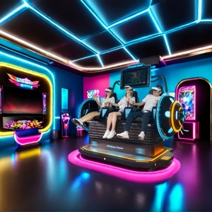 <span class=keywords><strong>Simulateur</strong></span> <span class=keywords><strong>de</strong></span> réalité virtuelle <span class=keywords><strong>de</strong></span> cinéma des sièges 9D <span class=keywords><strong>de</strong></span> la machine 3 <span class=keywords><strong>de</strong></span> jeu <span class=keywords><strong>de</strong></span> VR pour le parc à thème d'amusement <span class=keywords><strong>de</strong></span> VR - Product Image 1