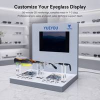 Support d'affichage interactif intelligent pour lunettes, écran numérique intégré, acrylique transparent, léger, écologique, pour comptoir de bureau
