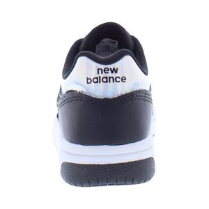 Zapatos New Balance B480 de Cuero para Niño, Color Negro y Blanco, Estilo Deportivo - Product Image 3