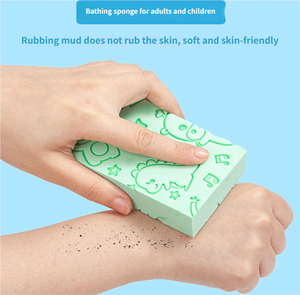 Esponja de Baño para Bebés con Logotipo Personalizado al por Mayor, Cepillo de Limpieza Corporal, Esponja para <span class=keywords><strong>Bañera</strong></span> y Ducha - Product Image 3