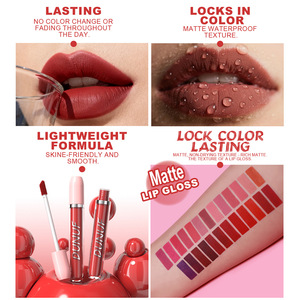 Multi-color Long-Lasting and Waterproof <b>Lipstick</b> Easy to Use and Suitable for Makeup Beginners - Product Image 4