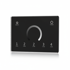 Relpower REL Power <b>Dimmer</b> Led Controller 4-Channel Dmx Control Touch Panel Plastic Easy Installation Black - Product Image 2