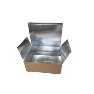 Caja de Cartón Aislante de Aluminio para Cadena de Frío, Caja Plegable de Espuma Aislante para Mariscos, Frutas Frescas, <span class=keywords><strong>Sushi</strong></span>, Gelatina y Alimentos - Product Image 5