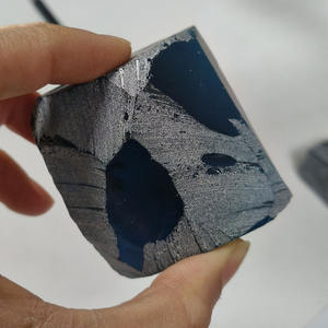 Matériaux bruts de pierres précieuses synthétiques # 46 pierres précieuses Nanosital de couleur bleu Londres, taille moyenne, non taillées, brutes, pour la fabrication de perles en vrac - Product Image 3