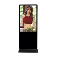 Display Iklan Led Digital Tenaga Surya Layar Kotak Luar Ruangan untuk Berdiri Layar Lcd Tybe Putar