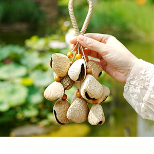 Hot Sale Nut Shell Wind Chime Bell for Yoga Meditation Sound Healing Instrument Home Decor <b>Car</b> Pendant Hanging <b>Ornament</b> - Product Image 4