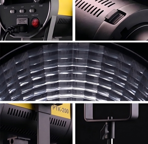 Lumière vidéo LED COB bicolore 200W CRI 95+ Éclairage d'un mètre 68000Lx Monture Bowens Ventilateur silencieux pour éclairage de studio photo - Product Image 6