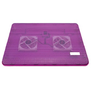 Q-13 Laptop <b>Cooling</b> <b>Pad</b> Double Fans Aluminum Plastic Air-Cooled Notebook Cooler Stand 15.6 Inch in Stock - Product Image 5