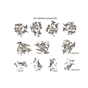 Cho <span class=keywords><strong>iPhone</strong></span> 7 8 Cộng Với X XR XS 11 12 Pro Mini Max Toàn Bộ Bên Trong Vít Kit Với Dưới Vít Thay Thế - Product Image 1