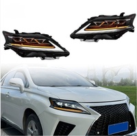 Nouveaux phares LED modifiés, clignotants de circulation, effet de lumière bleue en streaming pour Lexus RX 350 450h 270 2009-2014, mise à niveau