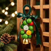 Coffret Cadeau de Noël Savon Artisanal en Boule Parfumé pour Aromathérapie et Nettoyage Corporel, Ornement Suspendu, Vente en Gros, Logo Personnalisé OEM