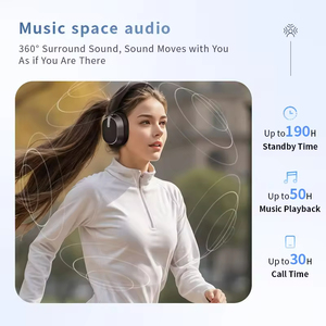 H2 Tiếng Ồn Hủy Bỏ Hơn Tai ANC ENC Trò Chơi Tai Nghe Mới Thiết Kế Cổ Điển Chơi Game Không Dây Tai Nghe Với Microphone - Product Image 6