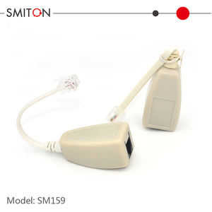 Ligne téléphonique RJ11 <span class=keywords><strong>ADSL</strong></span> 6P2C Micro Splitter avec câble - Product Image 5