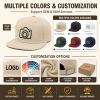 Topi Snapback Bordir Logo Kustom Grosir, Pesanan Massal, Produsen OEM ODM Langsung, MOQ Rendah