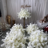 IFG Bunga Sutra Cherry Blossom Putih Berkualitas Tinggi 90cm untuk Dekorasi Meja Pernikahan