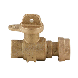 Đồng hồ nước đồng 3/4 bóng van PVC PJ/MTR NUT - Product Image 4