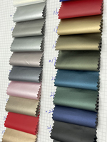 Tissu polyester enduit de film PU vinyle semi-brillant de haute qualité, imperméable et anti-pluie, pour sacs, vestes et manteaux