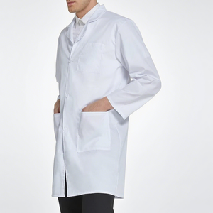 Vêtements de protection unisexe, blouse de laboratoire de haute qualité, 3 poches, doux et respirant, facile d'entretien pour les cliniques dentaires - Product Image 4
