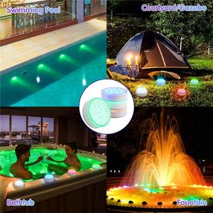 Lampes LED submersibles étanches IP68 rechargeables par USB avec télécommande RF, super lumineuses pour la plongée - Product Image 5