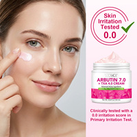 YECUCE Crema Facial de 120 ml para el Cuidado de la Piel con Arbutina 7.0, Txa 4.0, Ácido Hialurónico y Niacinamida para Manchas Oscuras y Tono de Piel Desigual