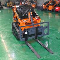 Mini Dumper à chenilles moteur brouette piste Site Dumper Dumper pour le travail de la ferme Mini chenille Dumper Truck Skid Steer Loader