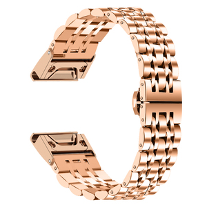 Correa de reloj de liberación rápida de acero inoxidable de 7 Cuentas de 22/26MM para <span class=keywords><strong>Garmin</strong></span> Fenix7X/6XPRO/935/3HR/<span class=keywords><strong>S62</strong></span> para accesorios de correas de reloj <span class=keywords><strong>Garmin</strong></span> - Product Image 2