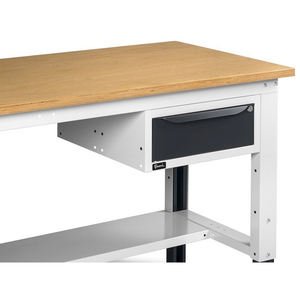 Fami WORK1528 Établi réglable de 150cm, plateau en bois, tiroir et mur perforé - Product Image 5