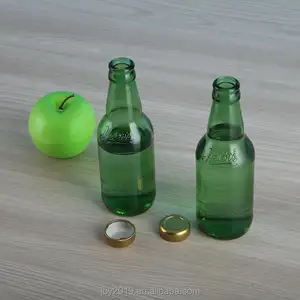 Hot Sale 200ml 330ml 500ml Green Amber Empty Glass Wine Beer Drinks Juice Wine Bottle For Beverage