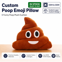 OEM chaud drôle caca coussin créatif jouets en peluche blague accessoires cadeaux mignon doux en peluche caca oreiller jouets pour enfants
