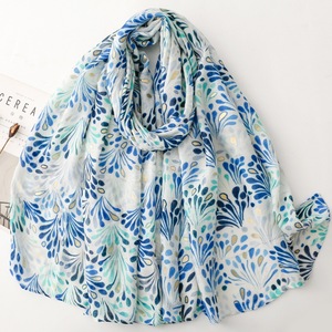 Pañuelo de Poliéster con Estampado Dorado Estilo Francés Yitao, 180 cm, Tamaño Grande, Capa de Protección Solar para Mujer, para Viajes, Todas las Temporadas - Product Image 3