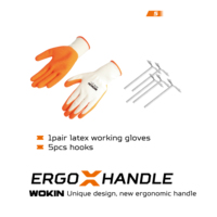 WOKIN 901510 Outils et matériel, coffret d'outils et d'équipements de 163 pièces