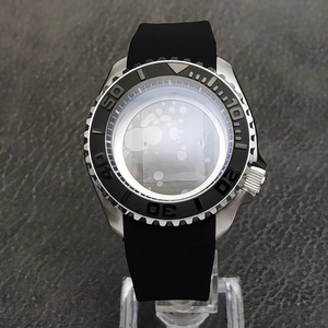 42Mm Thép Bạc Matte Đồng Hồ Chống Thấm Nước Trường Hợp Với Sapphire Pha Lê Cho Nh35 Nh36 Phong Trào 28.5Mm Quay Số Mods - Product Image 1