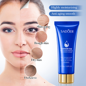 OEM SADOER Vente en gros Nettoyant pour le visage hydratant au caviar hyahuronique <span class=keywords><strong>Scid</strong></span> biologique Nettoyant pour le visage pour le nettoyage en profondeur Contrôle de l'huile des points noirs - Product Image 3