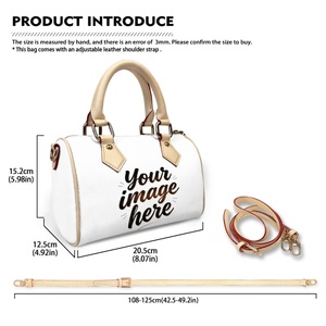 <span class=keywords><strong>Sac</strong></span> à bandoulière mini Boston en PU imprimé camouflage avec fermeture éclair, <span class=keywords><strong>sac</strong></span> à main portable pour femme, <span class=keywords><strong>sac</strong></span> fourre-tout à longue sangle - Product Image 3