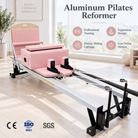 Machine de Pilates Reformer Haut de Gamme, Durable et Réglable en Alliage d'Aluminium pour Studio de Pilates, avec 70 Couleurs et Service de Logo OEM