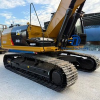 Excavatrice de taille moyenne la plus vendue, marque Caterpillar, excavatrice d'occasion CAT 324dD2L, excavatrice d'occasion à bon prix