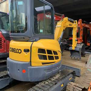 Mini-pelle d'occasion Kobelco Sk35 d'origine 3.5 tonnes Digger Cab Garden Landscaping Bagger Certification EPA & CE Condition supérieure - Product Image 5