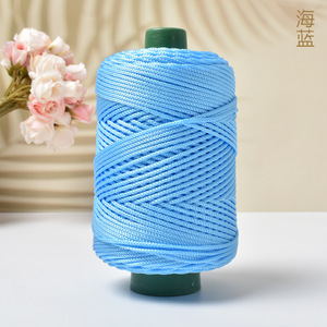 Tay Dệt Kim DIY Macrame Dây Ánh Sáng Băng Lụa Chủ Đề Cho Hat Túi Đệm Chăn Tối-Lụa Sáng Sợi Dây Thô Len - Product Image 6