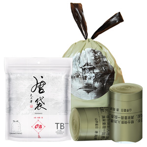 E-Clean Thickened Garbage Bags Large Size Drawstring 110 Pieces For Home Office Kitchen - Product Image 5