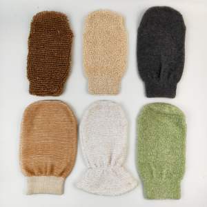 Eco-Vriendelijke Koreaanse Badhandschoenen Douche Exfoliator Body Wash Douche Jute Mitt Huid Scrub Bad Bamboe Exfoliërende Handschoenen - Product Image 6