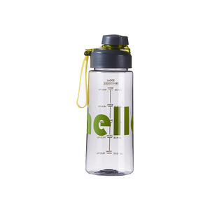 Portatile 650ml in plastica per sport borraccia estiva 600ml <span class=keywords><strong>con</strong></span> bottiglia di vetro da 800ml tazza per bambini <span class=keywords><strong>con</strong></span> supporto per <span class=keywords><strong>corda</strong></span> - Product Image 5