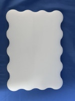Planche à découper légère en HDPE de qualité alimentaire, style fin, facile à nettoyer, pour couper les légumes et les salades, taille personnalisée