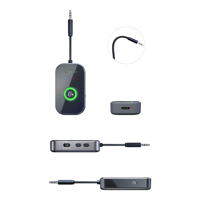Adaptateur émetteur-récepteur Bluetooth avec indicateur de niveau de batterie pour affichage en temps réel de la puissance restante