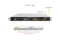 Supermicro AS-1024US-TRT 1U Ultra Server Dual AMD EPYC 7002 7003 4 Bay NVMe SATA 10GbE PCIe 4.0 Server Rak Enterprise